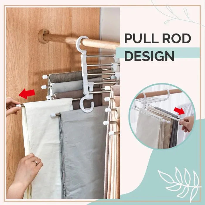 Adjustable Foldable Hanging Pants Rack